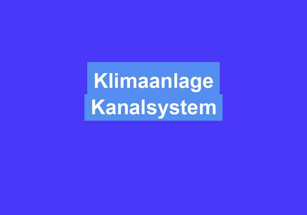 You are currently viewing Klimaanlage Kanalsystem