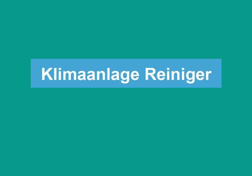 Read more about the article Klimaanlage Reiniger