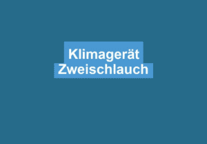 Read more about the article Klimagerät Zweischlauch