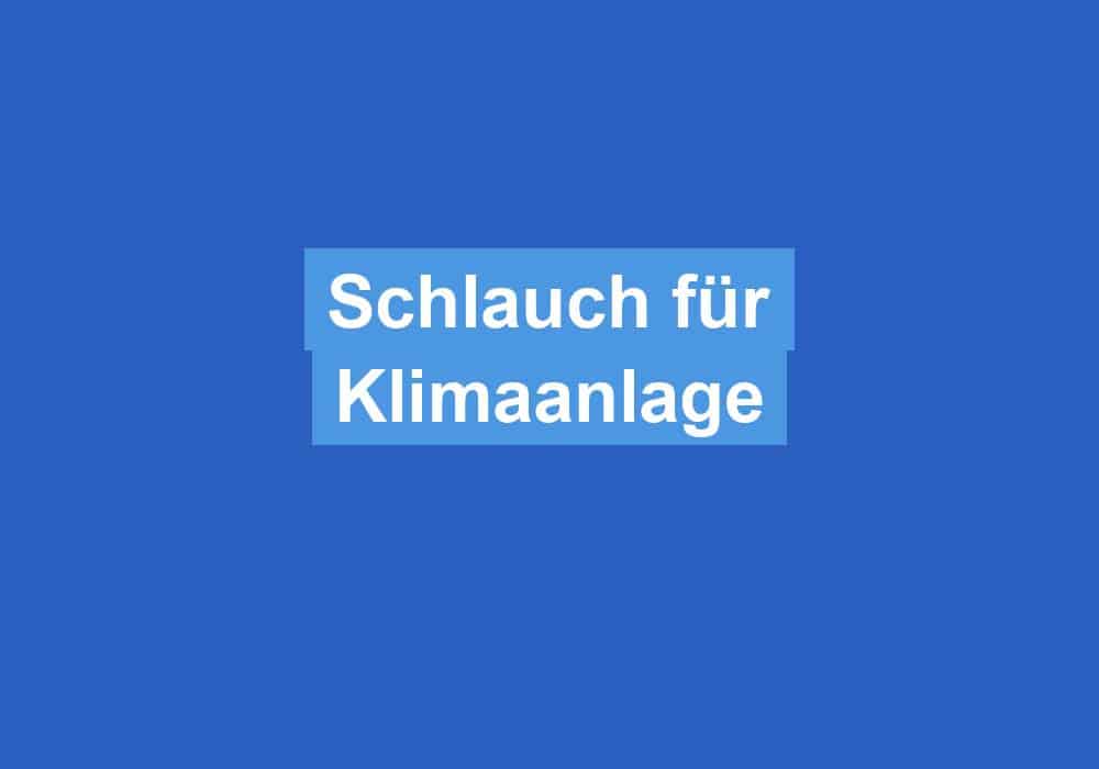 Read more about the article Schlauch für Klimaanlage